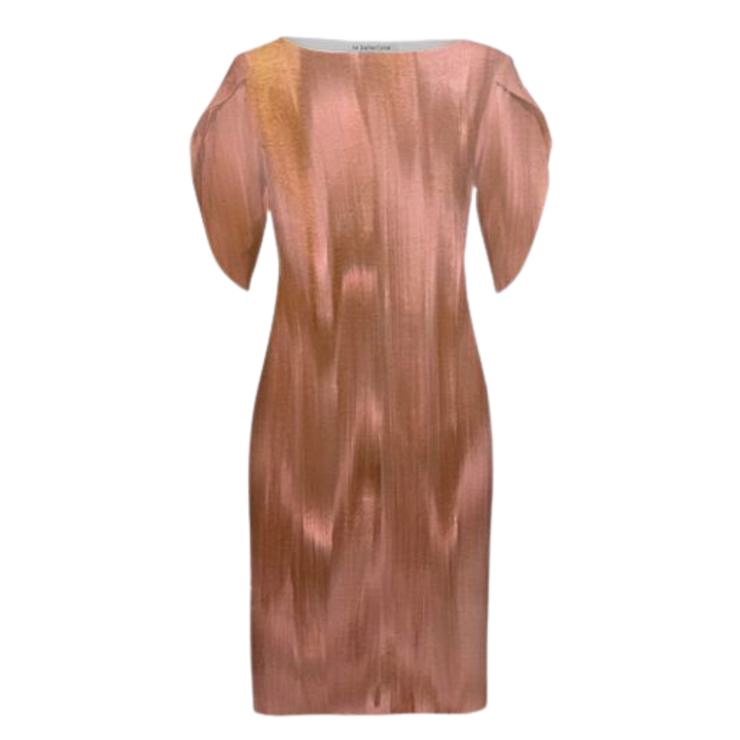 Pink Chevron Michelle Dress II