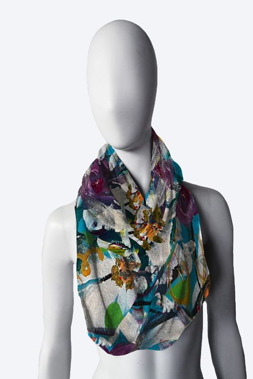 FLOWER POWER Nora Infinity Scarf