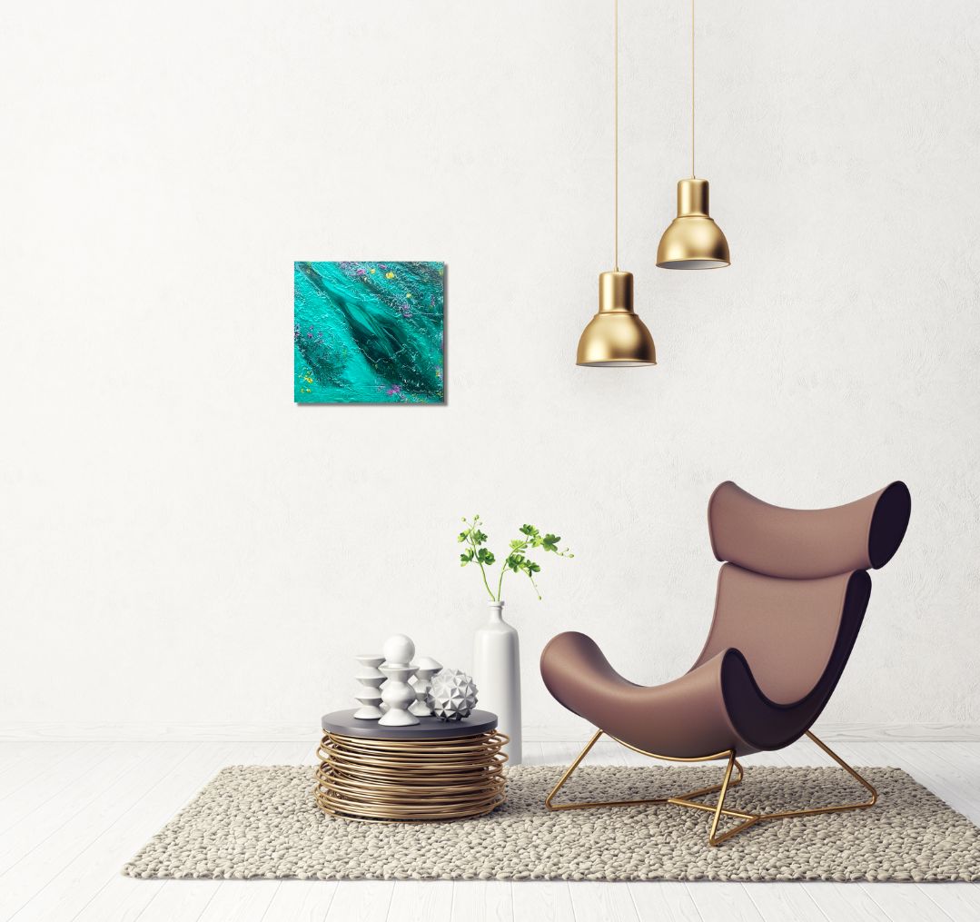 Aqua Elegance - Original Painting