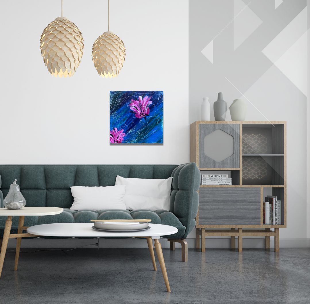 Floating Floral - Original Painting