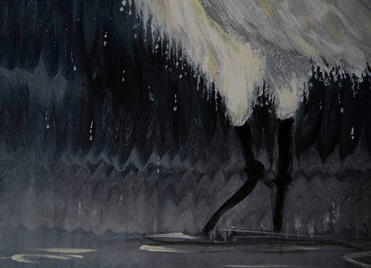 Playing in the Rain - Original painting