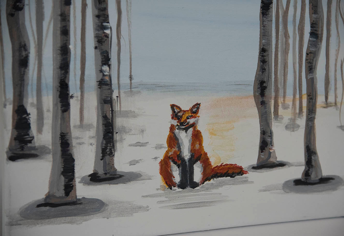 Friendly Fox - Original Painting